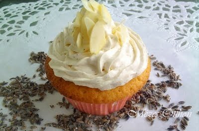 levendulás-vaníliás cupcake fotó
