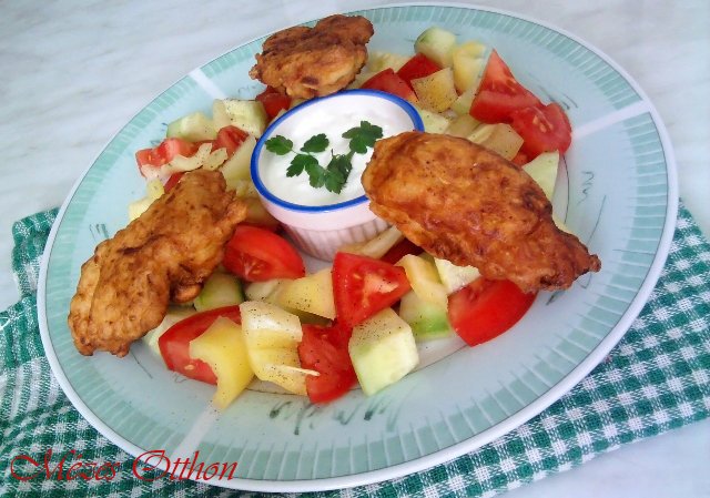 cukkinis csirke fotó