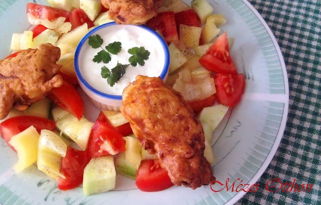 cukkinis csirke fotó