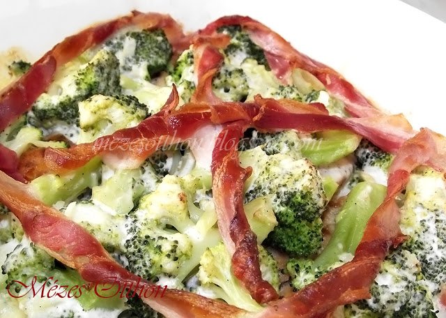 rakott csirkemell brokkolival fotó