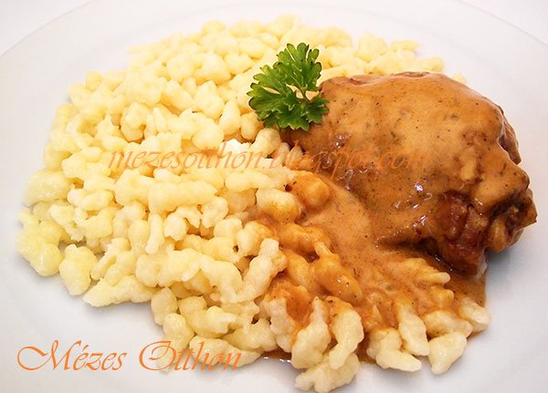 paprikás csirke nokedlivel fotó