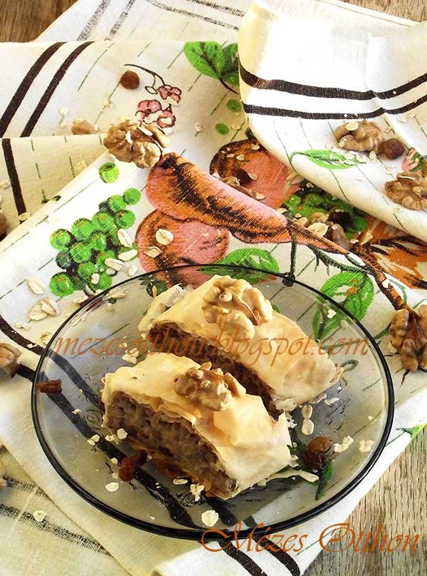 almás-diós rétes zabpehellyel fotó